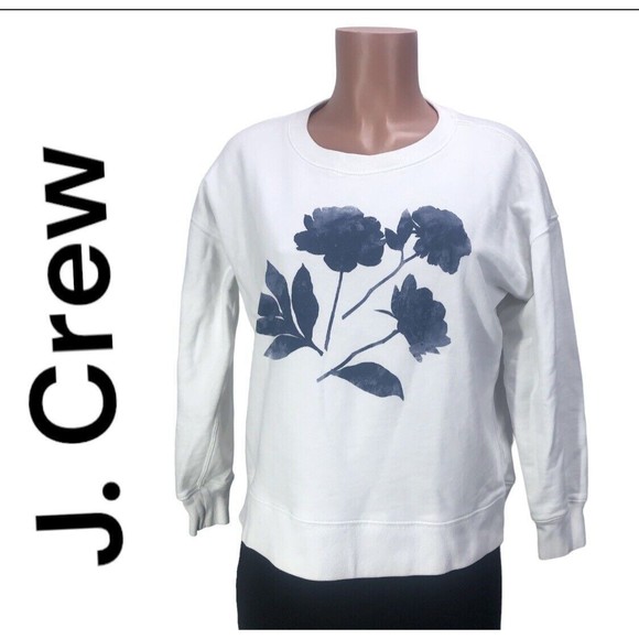 J.Crew Sweater White Knit Cotton Crew Women's XSMALL White - Picture 13 of 15